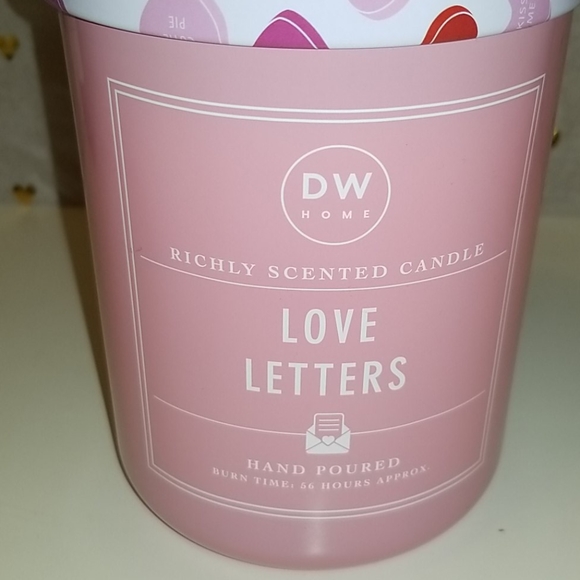 Brand New DW HOME Love Letters scented candle - Picture 2 of 7